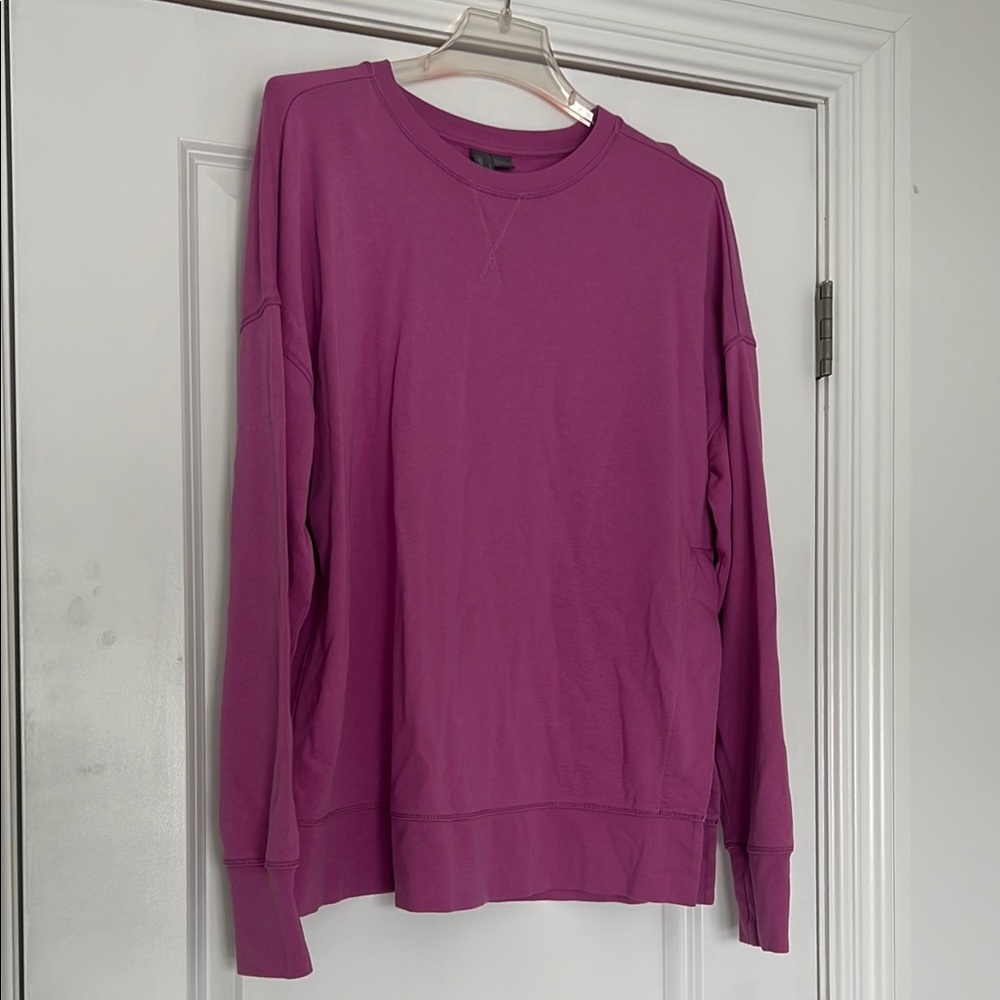 SWEATY BETTY PURPLE LONG SLEEVE TOP
